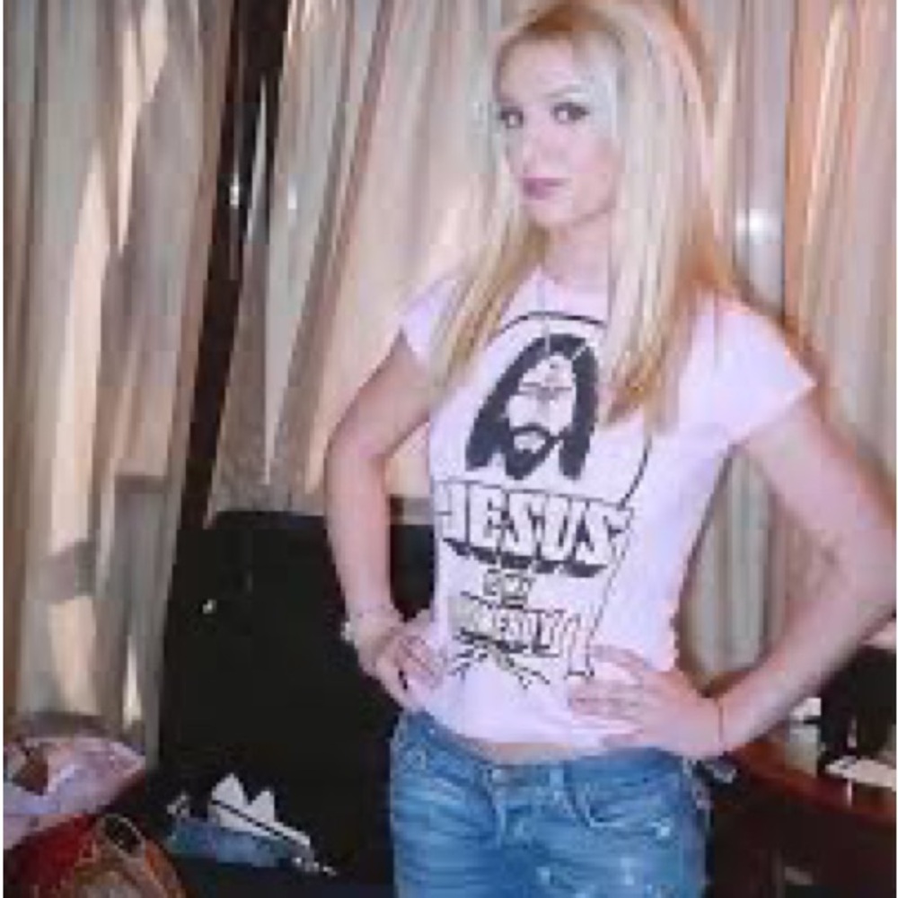 Pink graphic t-shirt